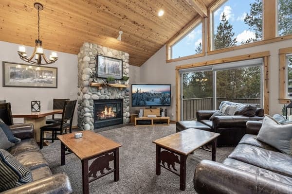 Living Room with Fireplace