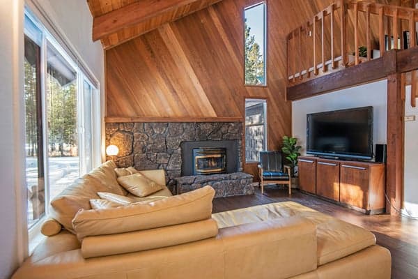 Living Area with Fireplace